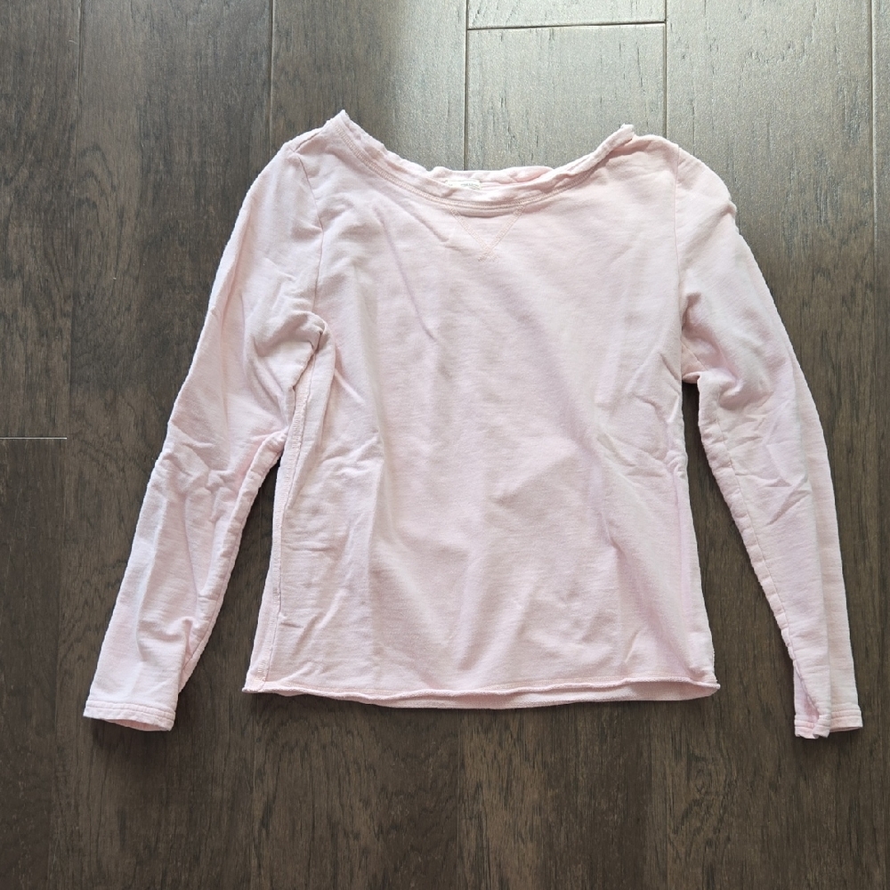 GAP Soft Pink Crew Neck Top